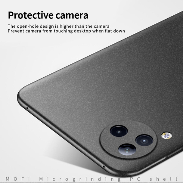 For Xiaomi Civi 3 MOFI Fandun Series Frosted PC Ultra-thin All-inclusive Phone Case(Black)