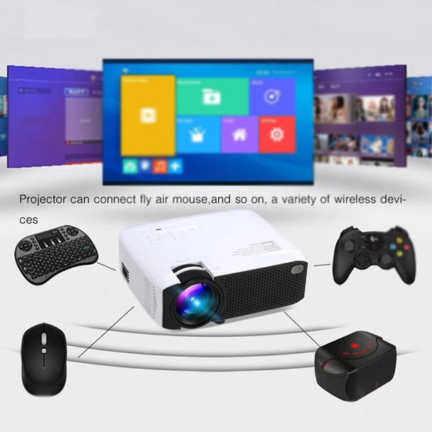 E400 1600 Lumens 1280x720 720P Portable HD LED Smart Projector Children Projector (Basic Edition)