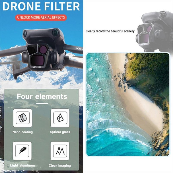 For DJI Mavic 3 Pro JSR KH Series Drone Lens Filter, Filter:CPL