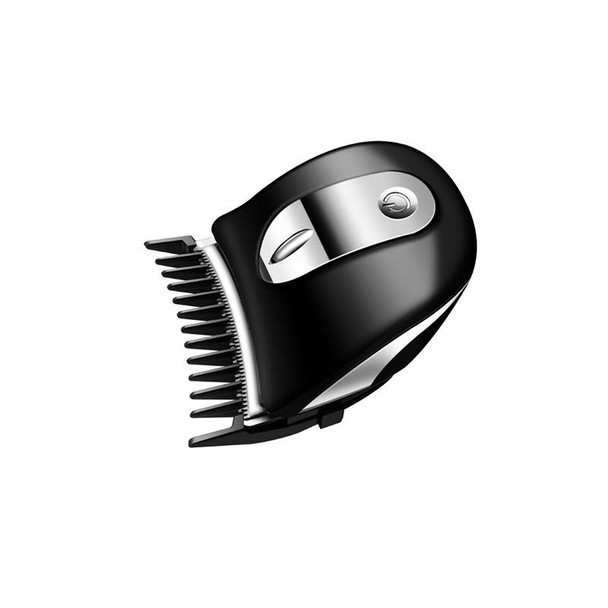 HJ-2019 Men Electric Shaver Fader Self-help Hair Clipper with Cloth + Sponge + Spare Cutter Head, Standard Version, CN Plug
