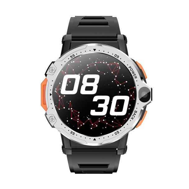 ZGP PG999 1.54 inch HD Round Screen 4G Smart Watch Android 8.1, Specification:2GB+16GB(Silver)