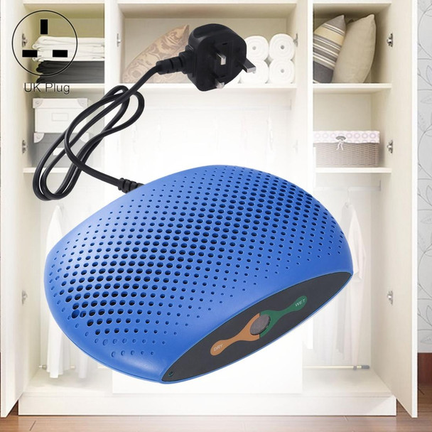 INVITOP Portable Household Wardrobe Piano Moisture-proof Dehumidifier Air Moisturizing Dryer Moisture Absorber, UK Plug (Blue)