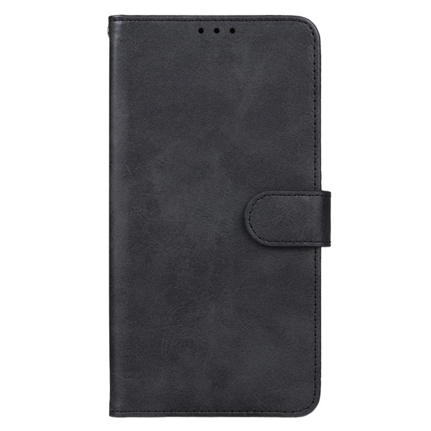 For Tecno Pop 7 Leatherette Phone Case(Black)