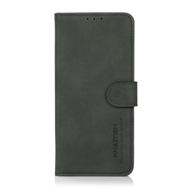 For OPPO Reno10 / Reno10 Pro Global KHAZNEH Matte Texture Leatherette Phone Case(Green)