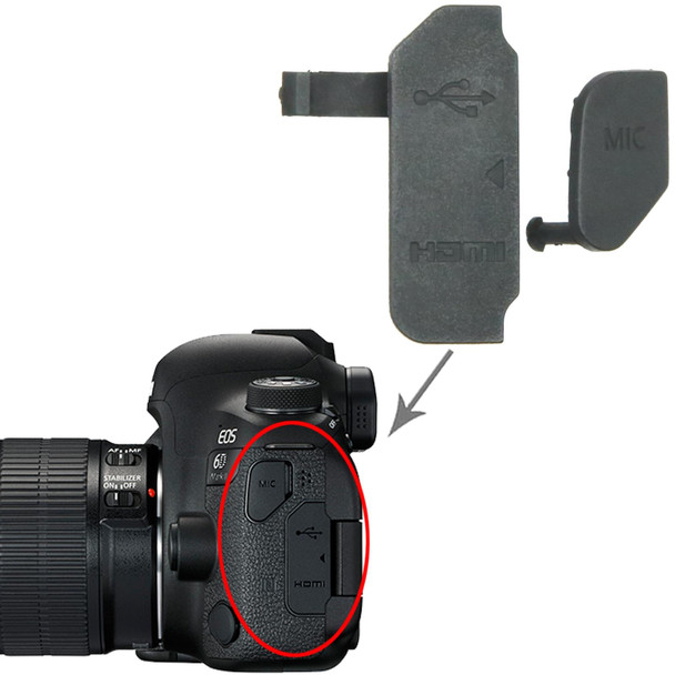 For Canon EOS 6D Mark II OEM USB Cover Cap