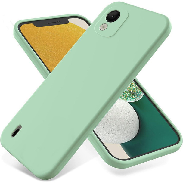 For Nokia C110 Pure Color Liquid Silicone Shockproof Phone Case(Green)