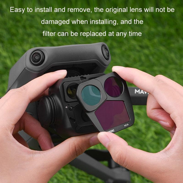 For DJI MAVIC 3PRO BRDRC Filter Accessories, Style: 2pcs/set Adjustable VND2-5+Adjustable VND6-9