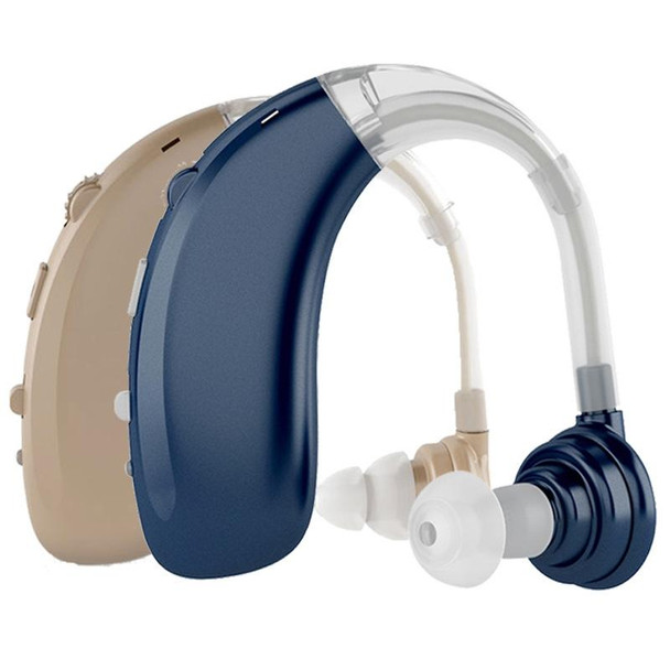 USB Charging Earhook Noise Reduction Hearing Aid Sound Amplifier(Blue)