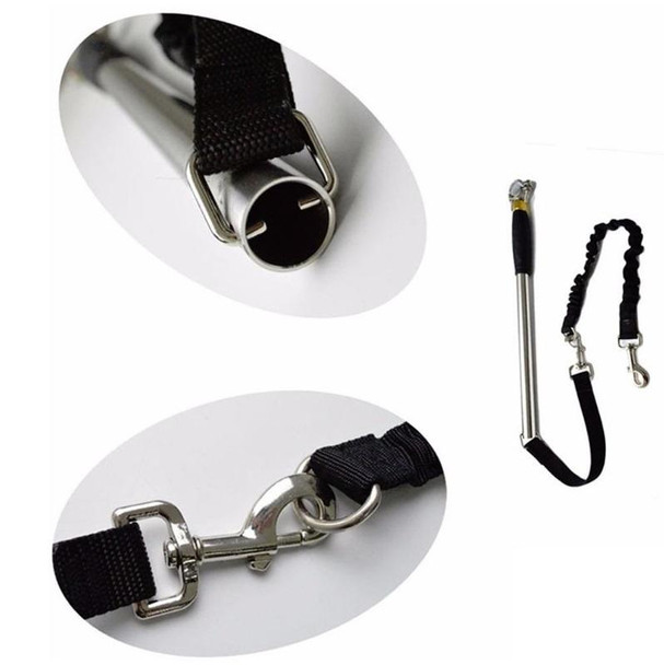 Bicycle Pet Traction Rope Leash with Spring Retractable