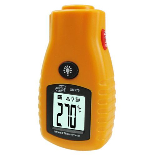 BENETECH Digital Mini Infrared Thermometer, Temperature Range: -32 - 280 Degree (GM270)(Yellow)