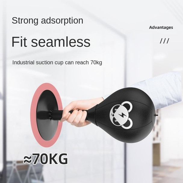 Boxing Desktop Speed Ball Children Adult Decompression Training Fitness Equipment, Style: Bear+Children Gloves+Pump