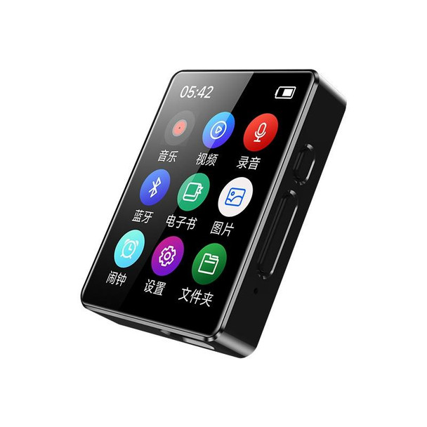 MP3 Music Player Bluetooth 5.0 Ebook Recorder MP4 Walkman 64GB(Black)