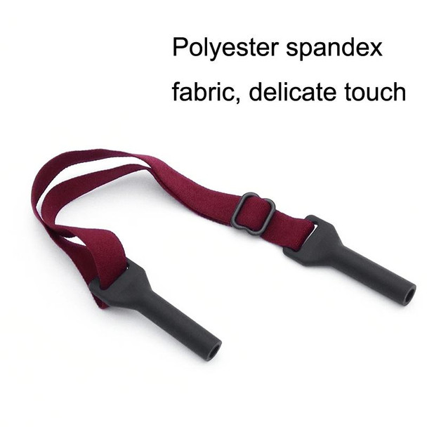 10pcs Long Style Glasses Non-Slip Rope Adjustable Elastic Sports Legs Anti-Drop Fixed Strap(Orange)