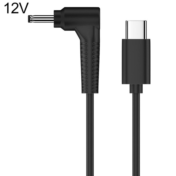 12V 3.5 x 1.35mm DC Power to Type-C Adapter Cable