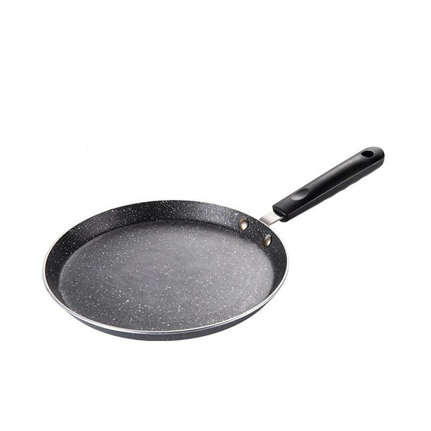 Non-Adhesive Pan Cake Crust Omelette Breakfast Pancake Pan, Colour: Black 10 inch