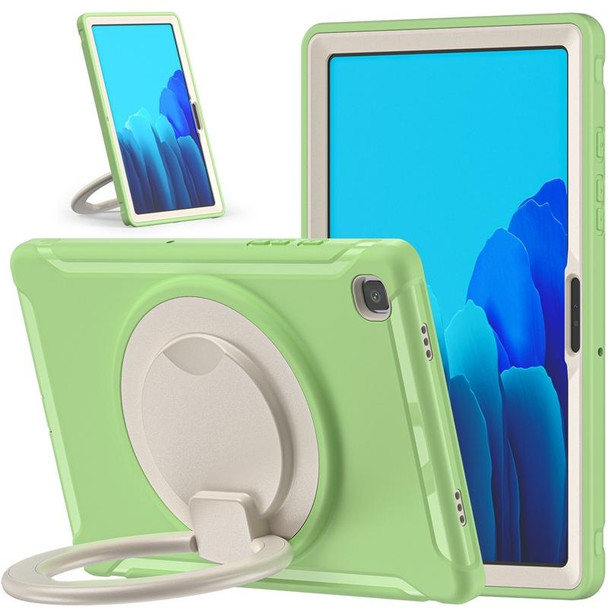 Shockproof TPU + PC Protective Case with 360 Degree Rotation Foldable Handle Grip Holder & Pen Slot For Samsung Galaxy Tab A7 10.4 2020 T500(Matcha Green)