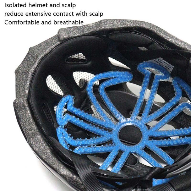 Riding Silicone Helmet Inner Pad Anti-Pressure Hair Breathable Portable Helmet Pad(Red)