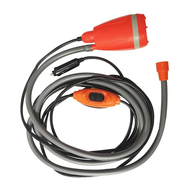 12V Portable Outdoor Universal Car Electric Shower Sprinkler Washer (Orange)