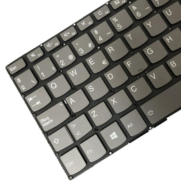 For Lenovo IdeaPad 320-15ABR / 320-15AST Spanish Version Backlight Laptop Keyboard with Power Button & Enter Key