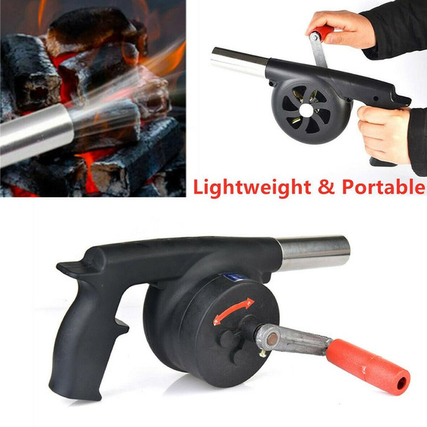 Household Barbecue Picnic Tool Manual Fan Air Blower Portable Lightweight Grill Campfire Durable Outdoor Cooking Camping BBQ Air Blower