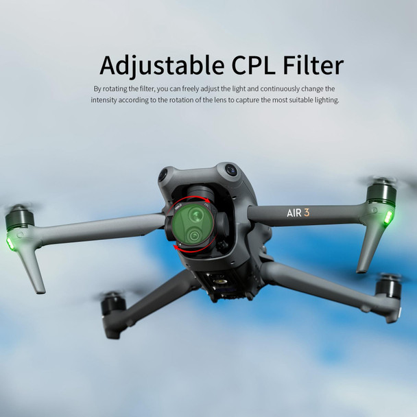 For DJI Air 3 STARTRC Drone Lens Filter, Lens:CPL
