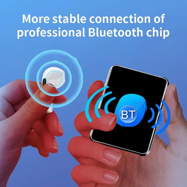 Touch Screen Version MP3/MP4 Bluetooth 5.0 Player HIFI Sound Quality Recorder 16GB(Black)
