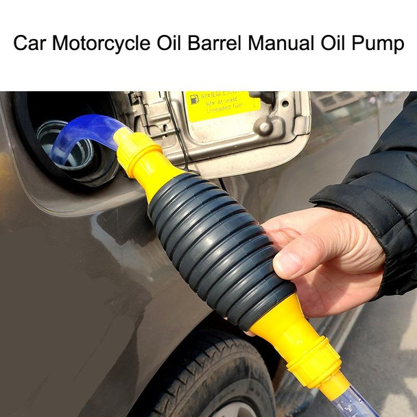 2m Car Motorcycle Oil Barrel Manual Oil Pump Self-Priming Large Flow Oil Suction