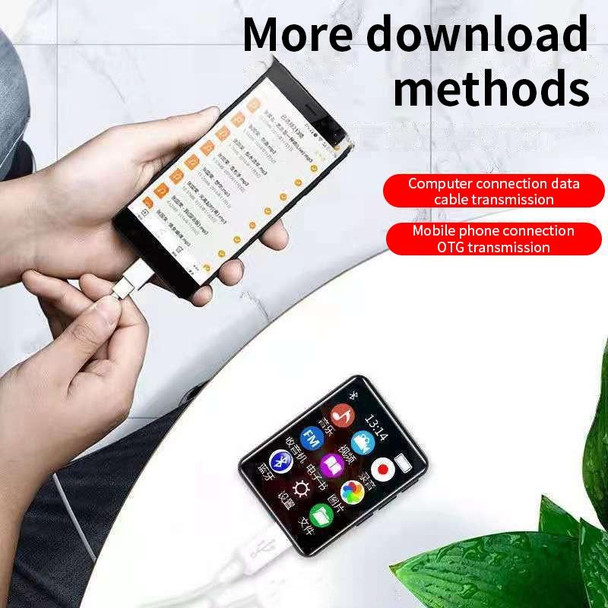 Button Version MP3/MP4 Bluetooth 5.0 Player HIFI Sound Quality Recorder Without Memory Card