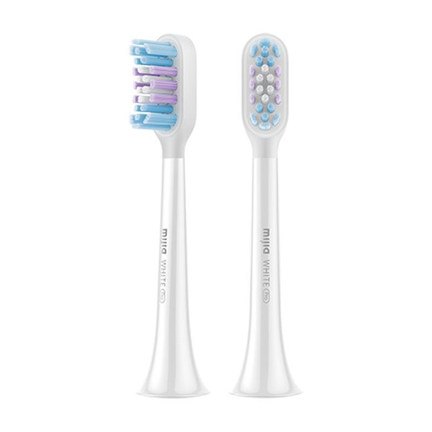 Original Xiaomi Mijia 2pcs Whitening Type Brush Head for Electric Toothbrush T501 / T501C (White)