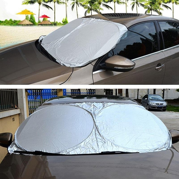 190x90cm Car Double Circle Sun Visor Heat Insulation Sun Protection Sun Block