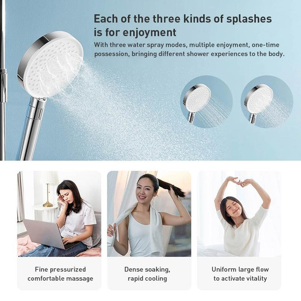 Original Xiaomi Mijia Bath Pressurized Handheld Shower Spray Lotus Head