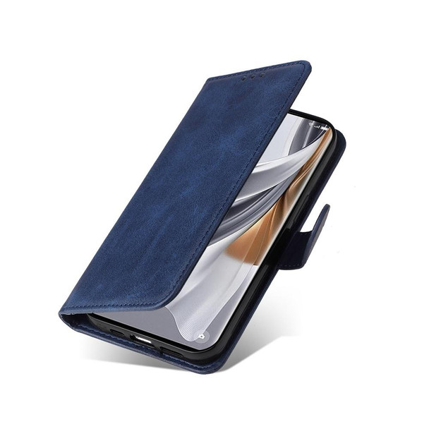 For OPPO Reno10 5G / Reno10 Pro 5G Global Classic Calf Texture Flip Leatherette Phone Case(Blue)