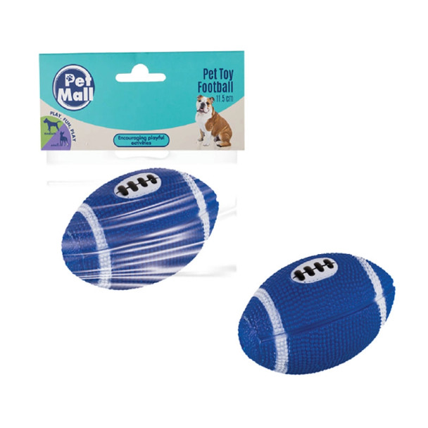 Dog Toy Rubber Football 11.5cm