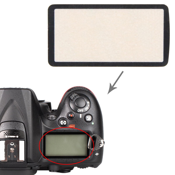 For Nikon D7200 Top Cover Shoulder LCD Outer Lens