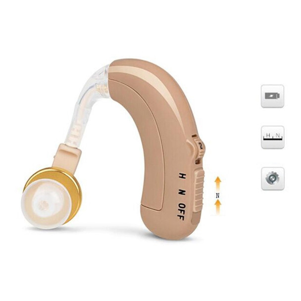 AXON C-109 Mini Rechargeable BTE Hearing Aid Voice Amplifier Volume Control - EU Plug
