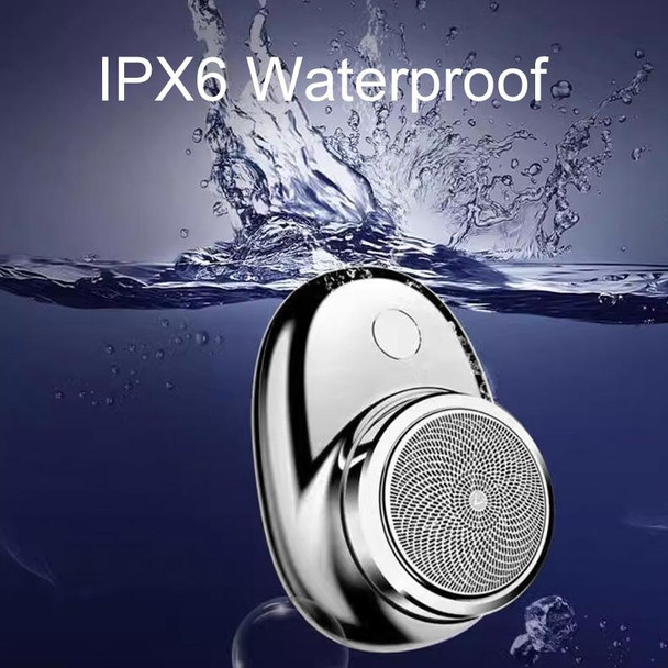 WIWU SH001 IPX6 Portable Mini Electric Shaver(Silver)