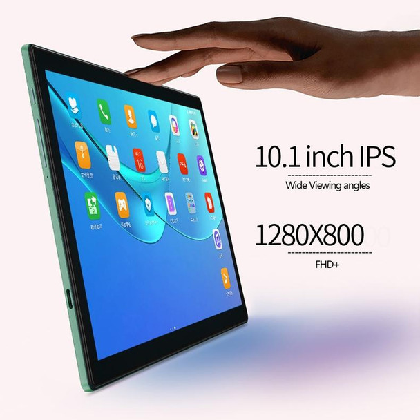 BDF P50 4G LTE Tablet PC 10.1 inch, 8GB+256GB, Android 12 MTK6762 Octa Core, Support Dual SIM, EU Plug(Silver)