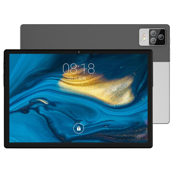 BDF P70 4G LTE Tablet PC 10.1 inch, 8GB+256GB, Android 12 MTK6762 Octa Core, Support Dual SIM, EU Plug(Silver)