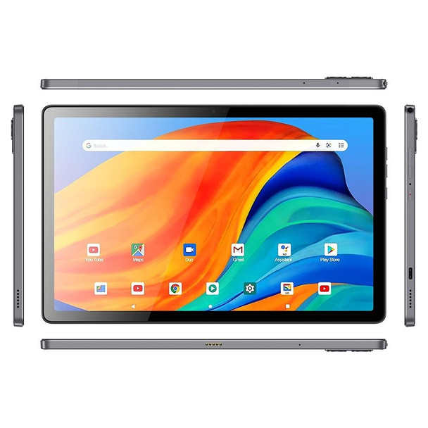 BDF P60 4G LTE Tablet PC 10.1 inch, 8GB+128GB, Android 11 MTK6755 Octa Core, Support Dual SIM, EU Plug(Grey)