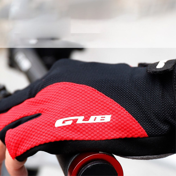 GUB S056 1Pair Half Finger Bicycle Gloves Wear-resistant Anti-slip Gloves Breathable Hands Protective Gear for Cycling Riding 