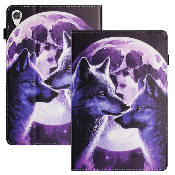 For Lenovo Tab M10 HD Gen 2 Sewing Litchi Texture Smart Leatherette Tablet Case(Wolf)