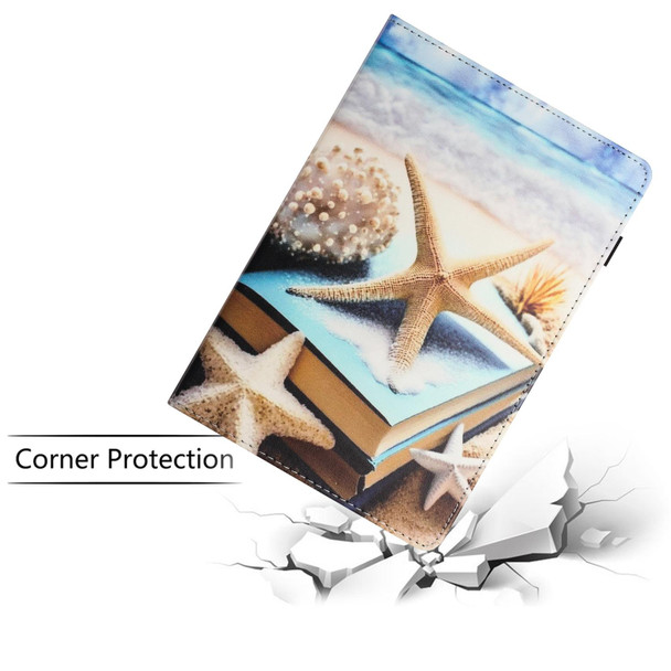 For Lenovo Tab M10 Gen 3 Sewing Litchi Texture Smart Leatherette Tablet Case(Starfish)