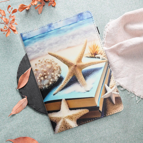 For Lenovo Tab M10 Gen 3 Sewing Litchi Texture Smart Leatherette Tablet Case(Starfish)