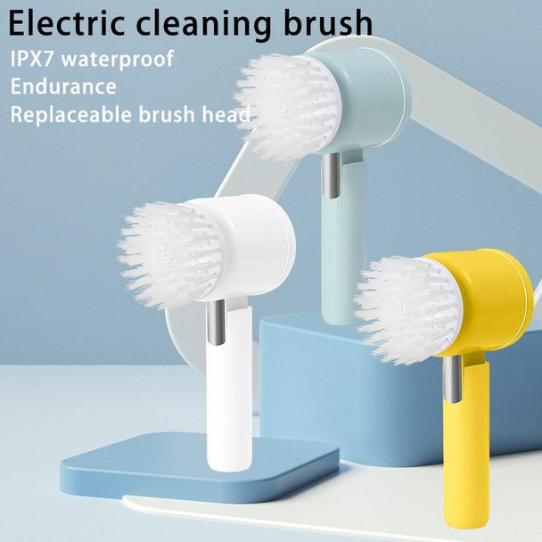 Multifunctional Handheld Wireless Folding Electric Cleaning Brush(Mint Green)