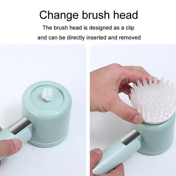 Multifunctional Handheld Wireless Folding Electric Cleaning Brush(Mint Green)