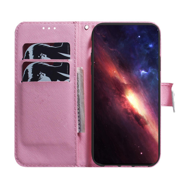 For OPPO Reno10 5G Global/Reno10 Pro Global Coloured Drawing Flip Leatherette Phone Case(Magnolia)