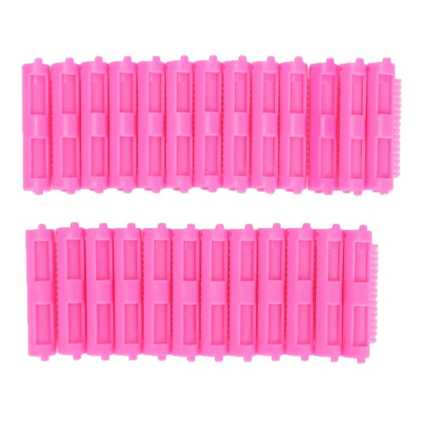 F2001 25 in 1 Perm Bar Styling Fluffy Perm Hair Clip Hair Salon Barber Shop Hairdressing Tools(Pink)