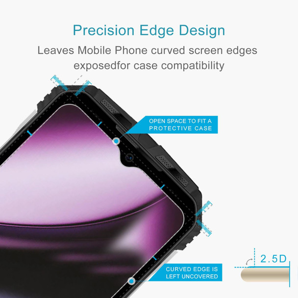 For DOOGEE S110 10pcs 0.26mm 9H 2.5D Tempered Glass Film