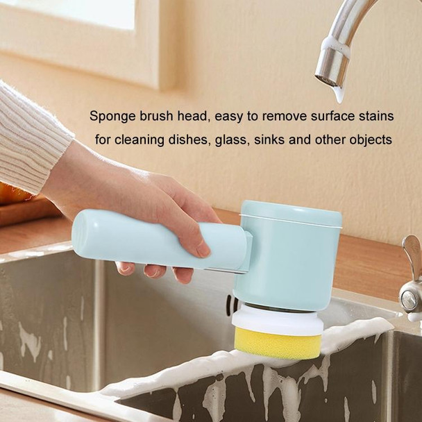 Multifunctional Handheld Wireless Folding Electric Cleaning Brush(Athens White)