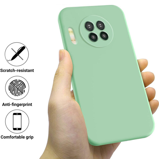 For Hisense Infinity H50 Zoom Pure Color Liquid Silicone Shockproof Phone Case(Green)